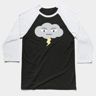 Angry Cloud Baseball T-Shirt